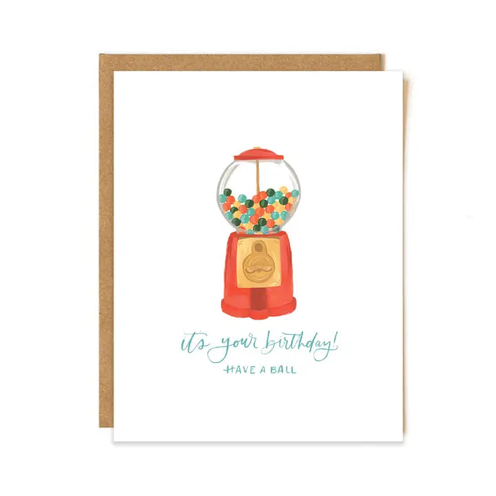 Gumball Birthday Greeting Card