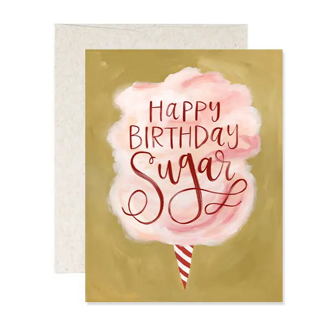 Cotton Candy Birthday Card
