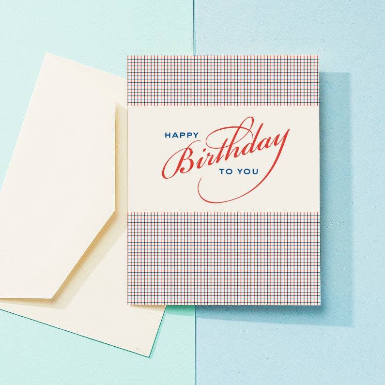 Vintage Typography Birthday