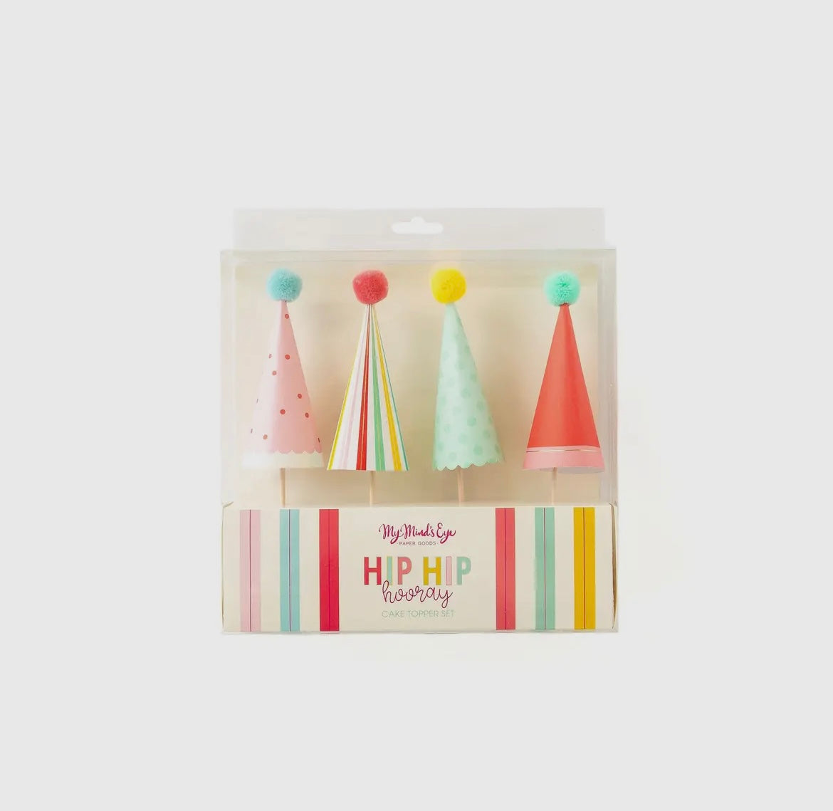 Party Hat Cake Toppers
